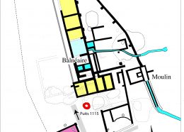 Fig 1 Plan général de l’établissement de l’Auribelle-Basse à Pézenas ©S. Mauné