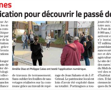 Le Midi Libre parle d’Archéodyssée