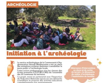 Découverte de l’archéologie en milieu scolaire !