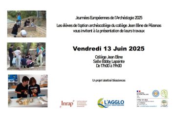 JEA 2025 : Restitution du club archéocollège