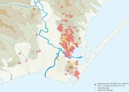 Le cadastre tardo-héllenistique d'Agde ©Elian Gomez