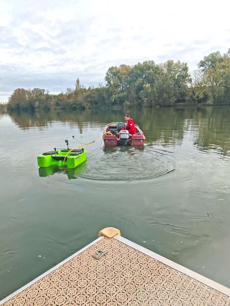 Bathymétrie dans l'Hérault