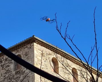 Un drone à l&rsquo;abbaye !