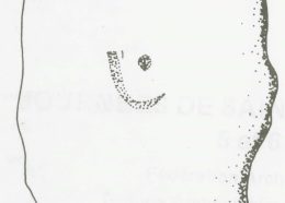 Statue-menhir de Moure - Saint-Thibéry ©dessin Gabriel Rodriguez