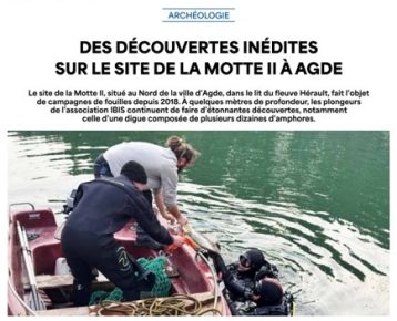 Dernières découvertes sur le site de La Motte II à Agde